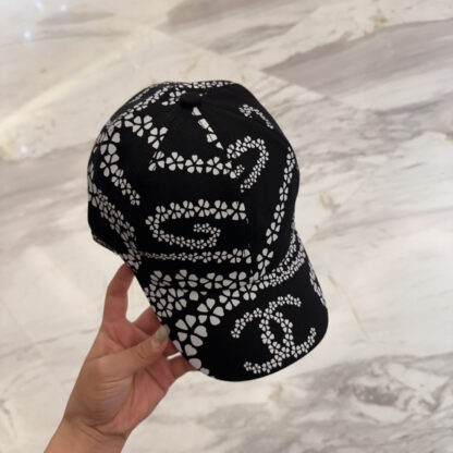 Chanel diamond hard top baseball cap - Image 7