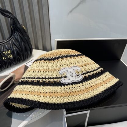 Chanel Knitted Sun Bucket Hat - Image 7