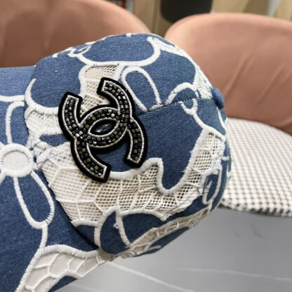 Chanel summer embroidered flower all-match baseball cap - Image 7