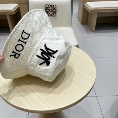 Dior embroidered letter bucket hat - Image 8