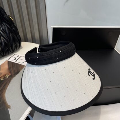 Chanel Summer Diamond Hollow Top Hat - Image 7