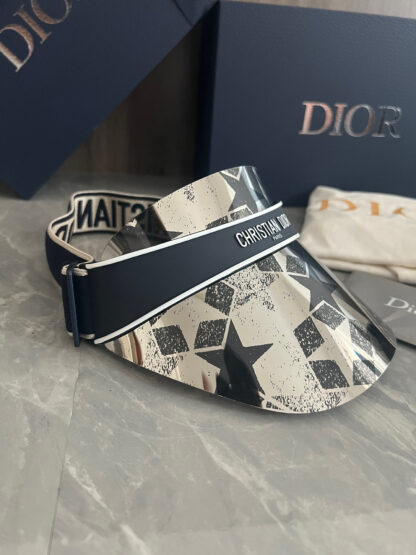 Dior Fashion Star Print Sun Hat - Image 8