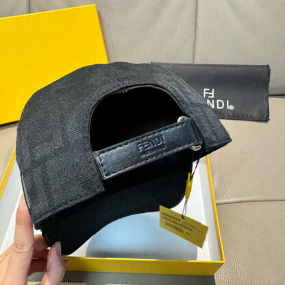 Fendi Classic Jacquard Fashion Baseball Cap - Image 8