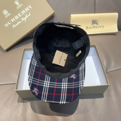 Burberry Check Fashion Baseball Cap - Image 8