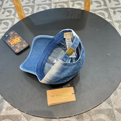 Burberry gradient denim baseball cap - Image 8
