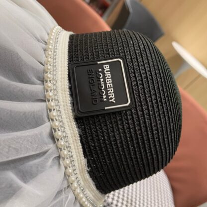 Burberry Classic Straw Bucket Hat - Image 7