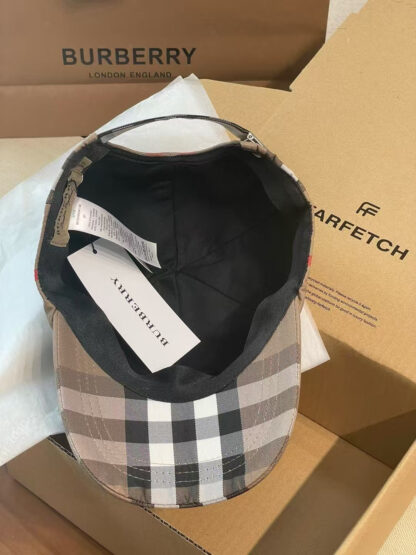 Burberry Classic Check Baseball Cap - Image 8