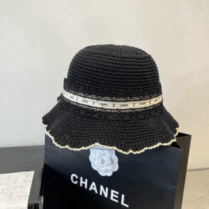 Chanel knitted wavy brim bucket hat - Image 7