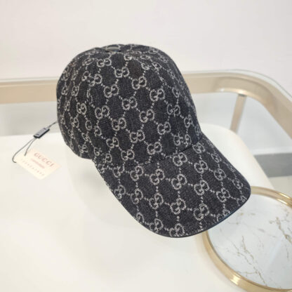 Gucci Denim Baseball Cap - Image 6