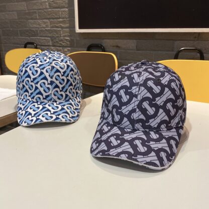 Burberry Classic Slouchy Print Baseball Cap - Image 8