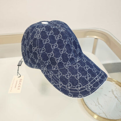 Gucci Denim Baseball Cap - Image 6