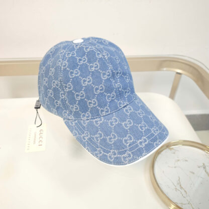 Gucci Denim Baseball Cap - Image 6