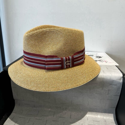 Gucci flat top hat sun hat - Image 7
