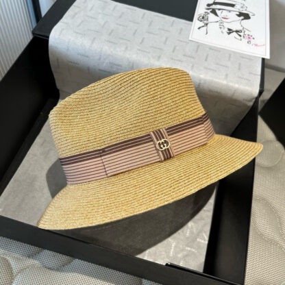 Gucci flat top hat sun hat - Image 7