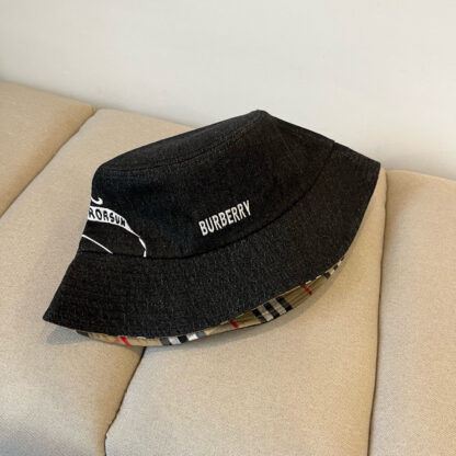 Burberry Fashion Embroidered Simple Bucket Hat - Image 8