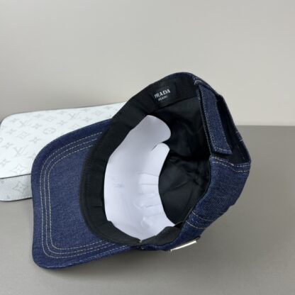 Prada classic triangle logo baseball cap - Image 7