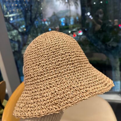 Miu Miu Woven Hollow Bucket Hat - Image 8