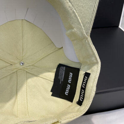 Miu Miu embroidered baseball cap - Image 8