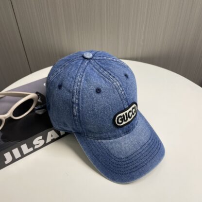 Gucci new denim baseball cap - Image 7