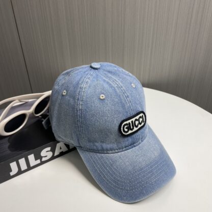 Gucci new denim baseball cap - Image 7
