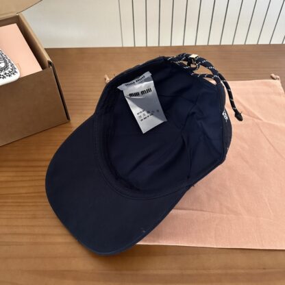 Miu Miu embroidered graffiti baseball cap - Image 8