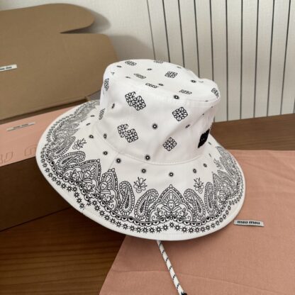 Miu Miu embroidered graffiti bucket hat - Image 8