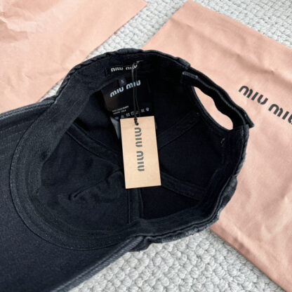 Miu Miu embroidered lettering baseball cap - Image 8