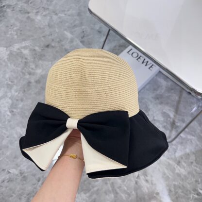 Saint Laurent woven bow bucket hat - Image 7
