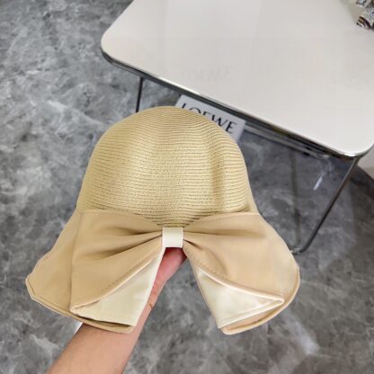 Saint Laurent woven bow bucket hat - Image 7