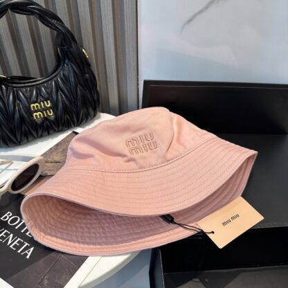 Miu Miu Simple Embroidered Bucket Hat - Image 8