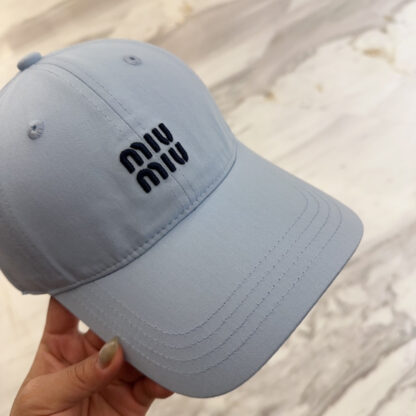 Miu Miu simple embroidered baseball cap - Image 8