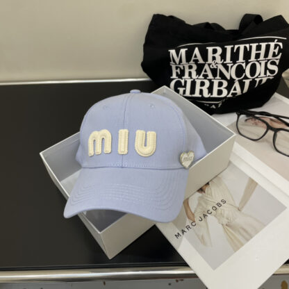Miu Miu simple embroidered baseball cap - Image 8