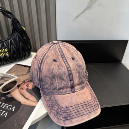 Saint Laurent Dopamine Color Simple Baseball Cap - Image 7
