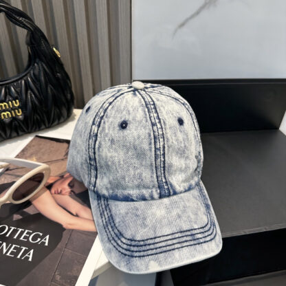 Saint Laurent Dopamine Color Simple Baseball Cap - Image 7