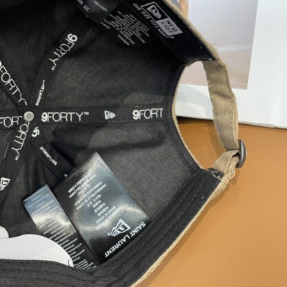 Yves Saint Laurent embroidered corduroy baseball cap - Image 7