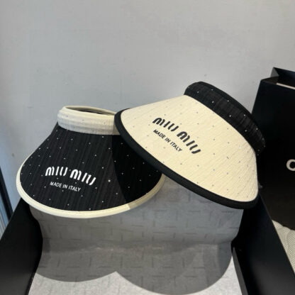 Miu Miu hollow headband sun hat - Image 8