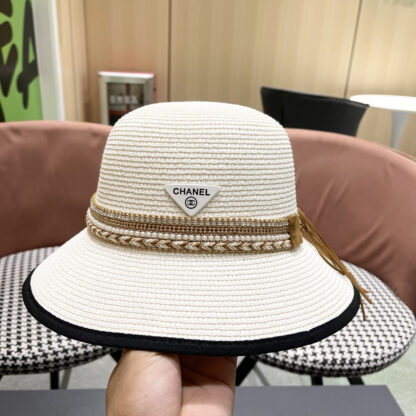 Prada summer high-end fashion style advanced sun hat - Image 7