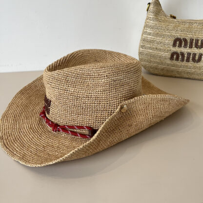 Miu Miu raffia hat - Image 8