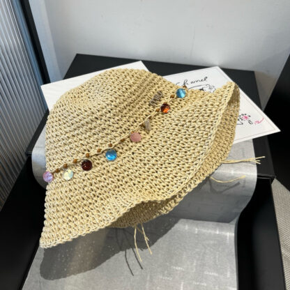 Miu Miu Straw Beach Sunhat - Image 8