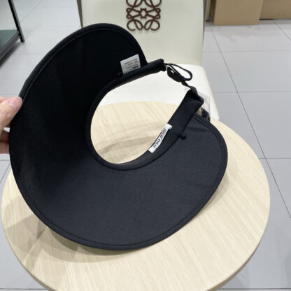 Miu Miu sparkling rhinestone hollow top sun hat - Image 8