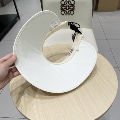 Miu Miu sparkling rhinestone hollow top sun hat - Image 8