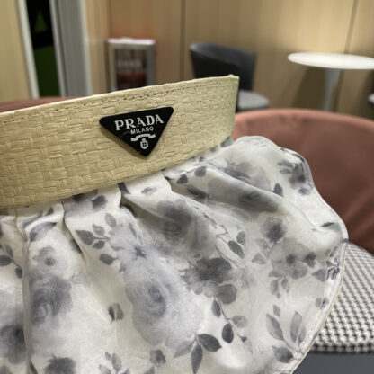 Prada summer beach vacation sun hat - Image 7