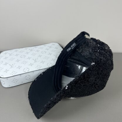 Miu Miu chic sequined baseball cap - Image 8