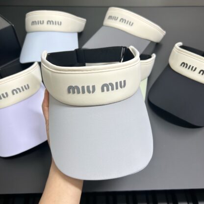 Miu Miu Fashion Lightweight Hollow Cap - Image 8