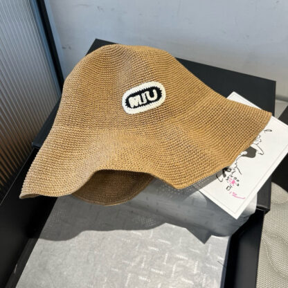 Miu Miu Stylish Folding Straw Hat - Image 8