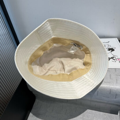 Miu Miu New Satin Bucket Hat - Image 8