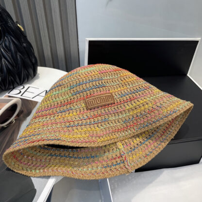 Miu Miu new striped knitted bucket hat - Image 8