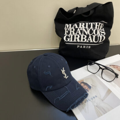 Yves Saint Laurent rhinestone baseball cap - Image 5