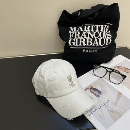 Yves Saint Laurent rhinestone baseball cap - Image 6