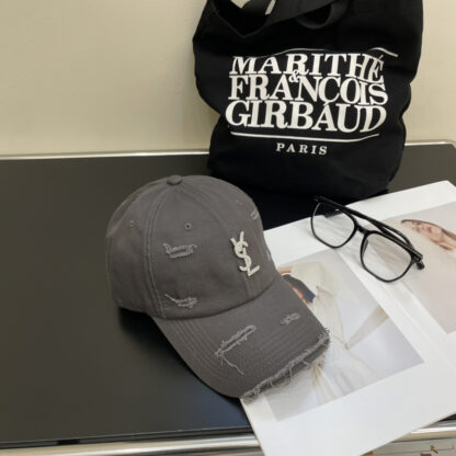 Yves Saint Laurent rhinestone baseball cap - Image 6